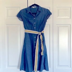 Denim dress A-line